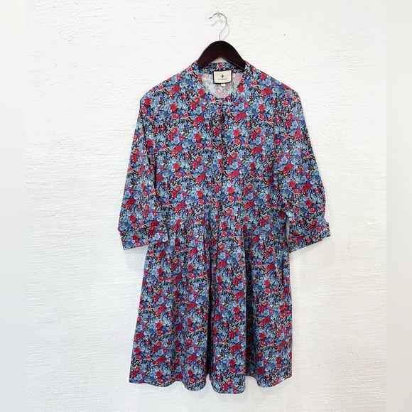 Tuckernuck Dresses & Skirts - Tuckernuck Royal Shirt Dress in Queens Garden